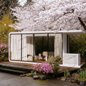 Cabina Modulare <span class=keywords><strong>di</strong></span> Lusso Antisismica e Impermeabile, Casa Prefabbricata Moderna per Hotel e Guesthouse all'Aperto - Product Image 4