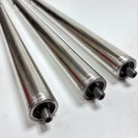 Nouveaux rouleaux de guidage en acier inoxydable galvanisé avec roues dentées en caoutchouc/acier pour lignes de production, personnalisables