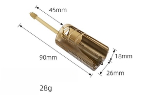 Méthode <span class=keywords><strong>de</strong></span> pêche à la <span class=keywords><strong>carpe</strong></span> <span class=keywords><strong>de</strong></span> qualité supérieure mangeoire appât Cage piège <span class=keywords><strong>de</strong></span> pêche panier mangeoire support <span class=keywords><strong>carpe</strong></span> plate-forme asticot Cage pour <span class=keywords><strong>carpe</strong></span> attirail - Product Image 2