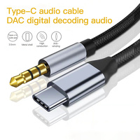 Cable Adaptador de Audio USB C a 3.5mm AUX, Tipo C a Conector 3.5, para Huawei Mate 20, Oneplus, Xiaomi