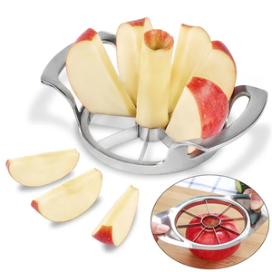 <b>Apple</b> <b>Slicer</b> Stainless Steel Pear Vegetable Fruit <b>Corer</b> Chopper 8 Sharp Blades 1 Piece Fruit Cutter Divider Pitter Kitchen - Product Image 1