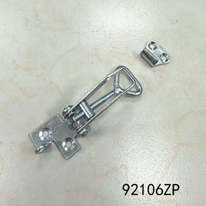 Serrure de meuble à boucle en fer 92106ZP, bleu, zingué, durable, pour boîtes en bois, en fer, en aluminium, placards de rangement - Product Image 5