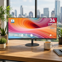 Moniteur Ultrawide For Pro Mp341cq E12 34 pouces UWQHD 120Hz 1500R avec haut-parleurs intégrés, nouveau, DP LCD, pour le jeu et le bureau