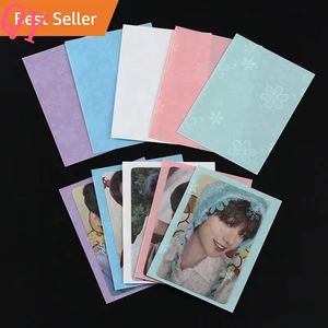 Q Y OEM Clear Holographic <b>Card</b> Protector Inner Sleeves Game <b>Card</b> Holder KPOP Idol Photocard LOMO PC <b>Card</b> Sleeves - Product Image 2