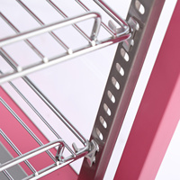 Armoire isotherme rose à trois couches
