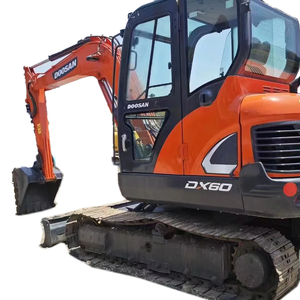 DX60 a utilisé l'excavatrice de Doosan à vendre en Corée, MINI excavatrice de bâtiment de 6 tonnes bon marché - Product Image 1