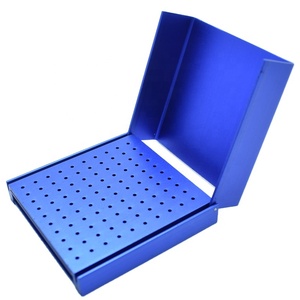 Dental 100 Points Disinfection <strong>Endo</strong> Files <strong>Holder</strong> Box Autoclave Sterilizer Case <strong>Burs</strong> for Oral Care Tools Random Color - Product Image 1
