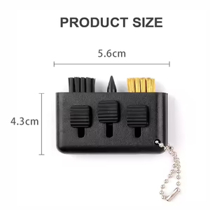 <b>3</b> in 1 Multifunction Golf Brush Club Cleaner Wholesale Retractable Golf Club Cleaning Brush - Product Image 2
