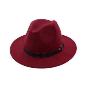 Chapeaux Fedora Classiques Pas Chers en Gros, à Large Bord, Design Plat, Bande en Similicuir, Doublure en Peluche pour Adultes, Idéaux pour Fêtes, Affaires, Décontracté ou Pêche - Product Image 2