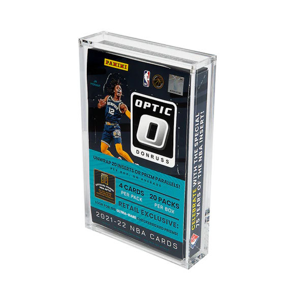 Custom UV Protection Clear Acrylic Case Display for Hobby Boxes Including NBA, Baseball, EPL and More