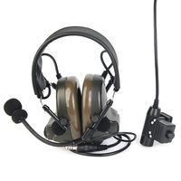 Casque de communication tactique Z-TAC CII à réduction de bruit professionnelle + PTT – Meilleure vente Z041+Z113