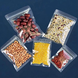 Sacs en plastique transparents épais, petits, scellés, en PE, pour échantillons, mini-sacs auto-scellants réutilisables, sacs à fermeture éclair - Product Image 1