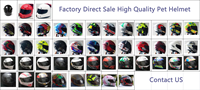Casque de moto pour animaux de compagnie 2022 Durable en usine, accessoires pour chiens de compagnie, housse de casque