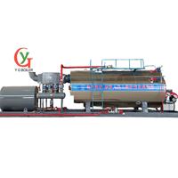 2 3 4 tonnes Chaudière à vapeur horizontale industrielle 500 Kg/h haute pression automatique GPL/gaz naturel pour aliments et boissons Tube d'incendie