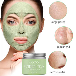 Produits de soin de la peau OEM Mousse Purifiante des Pores Rétrécissant les Pores Extrait de Thé Vert Masque Moussant Nettoyant pour le Visage - Product Image 4