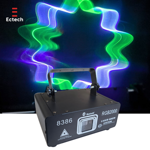 Lumière laser portable LED RGB 2W, contrôle DMX512, indice de protection IP33, CRI élevé 95, motifs multiples, animation, lumières <span class=keywords><strong>DJ</strong></span> pour - Product Image 1