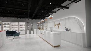 Giày Cửa Hàng Màn Hình Hiển Thị Kệ Giày Giá Đứng Thiết Kế Gỗ Showcase Glass Giày Hiển Thị Trường Hợp - Product Image 4