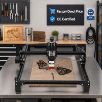 Mesin Pengukir Laser Dioda Desktop 4240 20W/40W 42x40cm CNC Hobi untuk Kayu Kulit Akrilik Karet DIY Usaha Kecil Graveur Laser