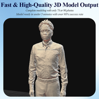 Caméra industrielle Dreambot3d 8MP entièrement automatique, scanner 3D de portrait de personne réelle pour la reconstruction 3D et la modélisation 3D