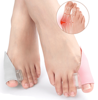 Attelle Correctrice d'Hallux Valgus Réglable, Séparateur d'Orteils, Protecteur en Gel, Soulagement de la Douleur, Utilisation Jour et Nuit