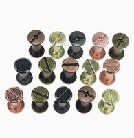 Vis à tête ronde fendue, nickelées noires, M3M4M5, pour boucles de ceinture et panneaux de meubles, fabriquées par Chicago Screw Manufacturer
