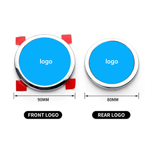 Adesivo Emblema Auto 80mm/90mm per Skoda, Badge per Cofano Anteriore e Portellone Posteriore, per Modelli Fabia, Octavia A7, RS, Superb, Rapid, Yeti, <span class=keywords><strong>Karoq</strong></span>, Vision, VRS - Product Image 2