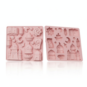 Molde <span class=keywords><strong>de</strong></span> Silicona Antiadherente 3D para Hornear Cupcakes Franceses con Forma <span class=keywords><strong>de</strong></span> <span class=keywords><strong>Castillo</strong></span> <span class=keywords><strong>de</strong></span> Estrellas y Luna <span class=keywords><strong>de</strong></span> <span class=keywords><strong>la</strong></span> Serie Princesa, Apto para Horno - Product Image 4