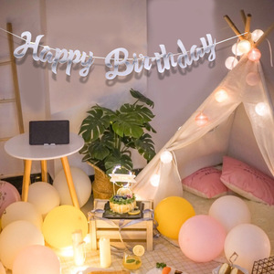 <span class=keywords><strong>Happy</strong></span> Birthday Handmade Paper Flags Bunting Banner for Kids Birthday Party Baby Shower Layout Decoration Bnaner Garland Supplies - Product Image 3