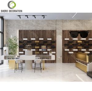 Meubles de magasin d'optique personnalisés, étagère murale pour lunettes de soleil, présentoir de lunettes, vitrine d'exposition d'optique - Product Image 4