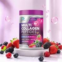 Poudre de peptides multi-collagène à spectre complet avec vitamine C pour les soins de la peau, dose de 5g, durée de conservation de 2 ans, service OEM disponible