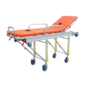 Rumah Sakit Beroda Transfer Pasien Darurat Peralatan Medis Ambulans Troli Tandu dengan Mengangkat