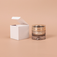 OEM/ODM Ensemble d'Emballage de Flacon de Soin de la Peau Petg GOLD personnalisé de 30/50/60/80/100/150ml Bouteille de Lotion Ronde Pot Cosmétique