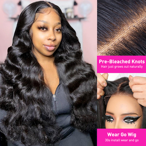 Perruques sans colle en cheveux naturels bruts, densité 250%, Lace Front, Ondulées Body Wave, Full HD Lace Frontal, en cheveux humains brésiliens, Vente en gros - Product Image 5