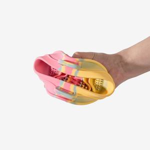 Tazón de Viaje Doble Plegable de Silicona para Mascotas, Comedero Lento con Base de Succión, Antideslizante, Anti-Asfixia, Portátil, Sólido, para Camping - Product Image 4