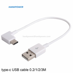 Cavo di ricarica USB da <span class=keywords><strong>A</strong></span> USB C con angolo di 90 gradi tipo C cavo dati di carica - Product Image 3