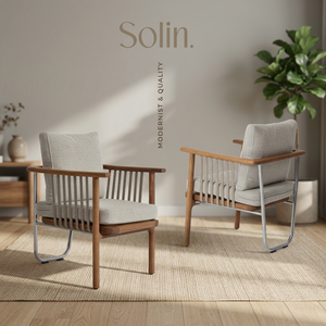 Chaise longue rembourrée moderne avec structure en bois massif et accoudoirs de loisirs pour salon, hôtel, appartement - Product Image 3