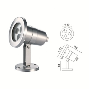 إضاءة تحت الماء LED بهيكل من الفولاذ المقاوم للصدأ 3 واط 6 واط 9 واط مصباح LED خارجي تحت الماء - Product Image 6