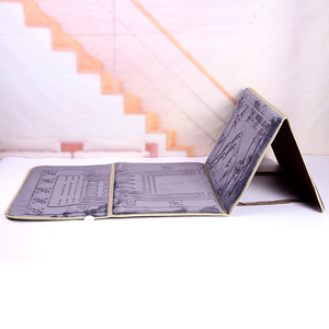 Hot Selling Foldable Travel <b>Meditation</b> <b>Mat</b> Fashion Islamic Muslim Prayer Rug Back Rest Pocket Handmade Washable for Home Use - Product Image 4