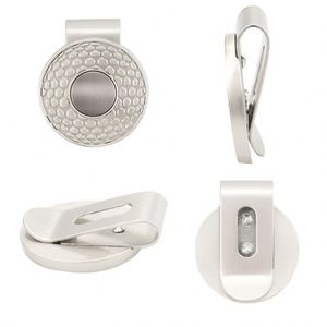 Ensemble personnalisé de marqueur de balle de golf et de clip pour chapeau avec nom et photo, 1'' (25 mm), vierge pour sublimation - Product Image 3