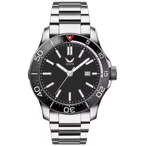Montre de plongée pour homme 2021 de luxe avec bracelet en acier inoxydable doré, boîtier étanche - Product Image 1