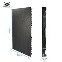 Pantalla LED de Alquiler para Escenarios Interiores y Exteriores de 500x1000 mm, Paneles de Pantalla LED P3.91 para Telón de Fondo