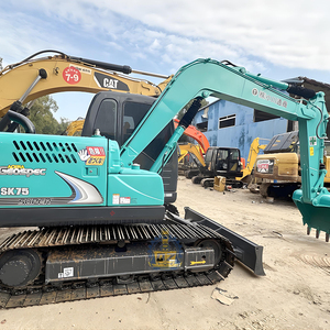 Kobelco בשימוש sk75 איכות מקורית sk 75 7.5 t 7.5ton 7.5 חפר SK75-8 עבור תשתית עירונית - Product Image 3