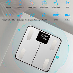 Balance connectée de salle de bain à haute précision avec électrodes numériques et fonctions électroniques, SDK OEM disponible - Product Image 5