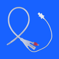 Cathéter urétral thermométrique personnalisé, cathéter de Foley en silicone jetable avec capteur de température