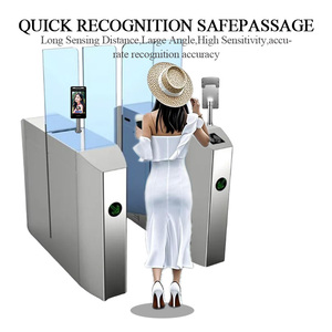 Fast Transportation Full-Height Sliding Revolving Gate Door Security <strong>Flap</strong> <strong>Barrier</strong> Turnstile Face Recognition System Stainless - Product Image 3