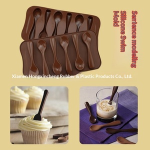 Molde de Silicona para Decoración de Pasteles, Molde Digital de Letras para Chocolate y Dulces QQ, para Postres, WM/NM, Bolsa Individual OPP - Product Image 2