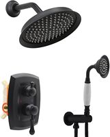Mitigeur de douche mural en laiton chaud/froid avec système cascade encastré et jets de pluie doux – Nouveauté !