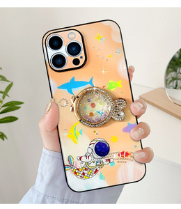Funda de teléfono móvil de diamante brillante para <span class=keywords><strong>Iphone</strong></span> <span class=keywords><strong>12</strong></span>, <span class=keywords><strong>carcasa</strong></span> de lujo con soporte y accesorios para <span class=keywords><strong>Apple</strong></span> - Product Image 5