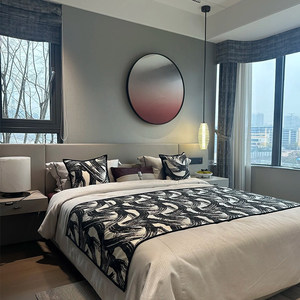 Designer New Model Bedroom Bedside Pendant Lamp Marble Body <b>Led</b> <b>Light</b> Cylindrical White Single Head Mounted Decorative - Product Image 2