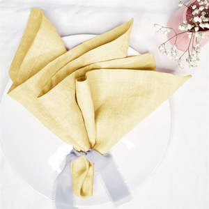 Chine gros lavé mariage 100% lin <span class=keywords><strong>tissu</strong></span> <span class=keywords><strong>tissu</strong></span> fouta plaine serviettes en lin blanc cuisine plumeau - Product Image 2